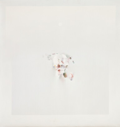 View full screen - View 1 of Lot 130. LOUIS LE BROCQUY | HEAD WITH HANDPRINT.
