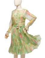 Haute Couture Pastel Chiffon Dress, Spring-Summer 1965
