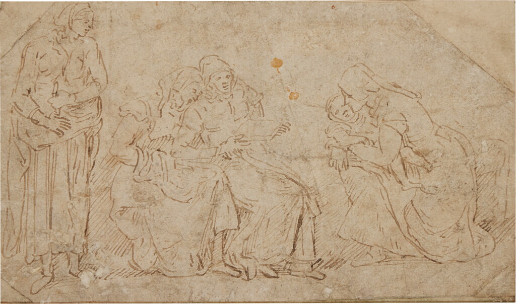 View full screen - View 1 of Lot 288. Education of the Virgin.