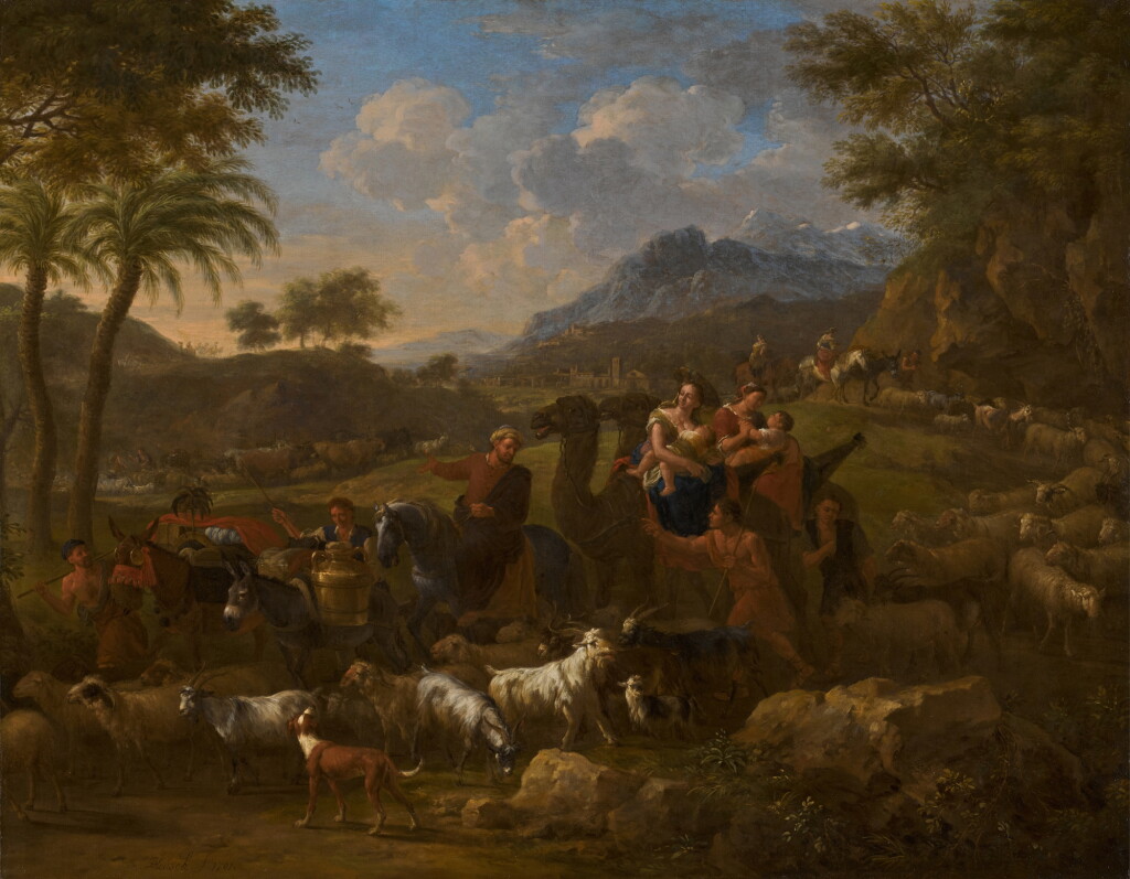 View full screen - View 1 of Lot 203. A procession in a landscape.