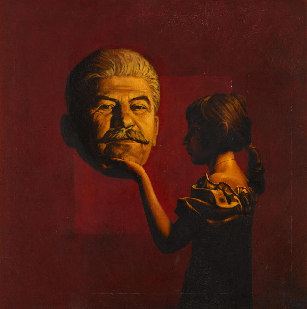 View full screen - View 1 of Lot 91. Girl with Stalin's Head.