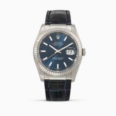 View full screen - View 1 of Lot 43. Datejust, Reference 116139 | A white gold wristwatch with date | Circa 2003.