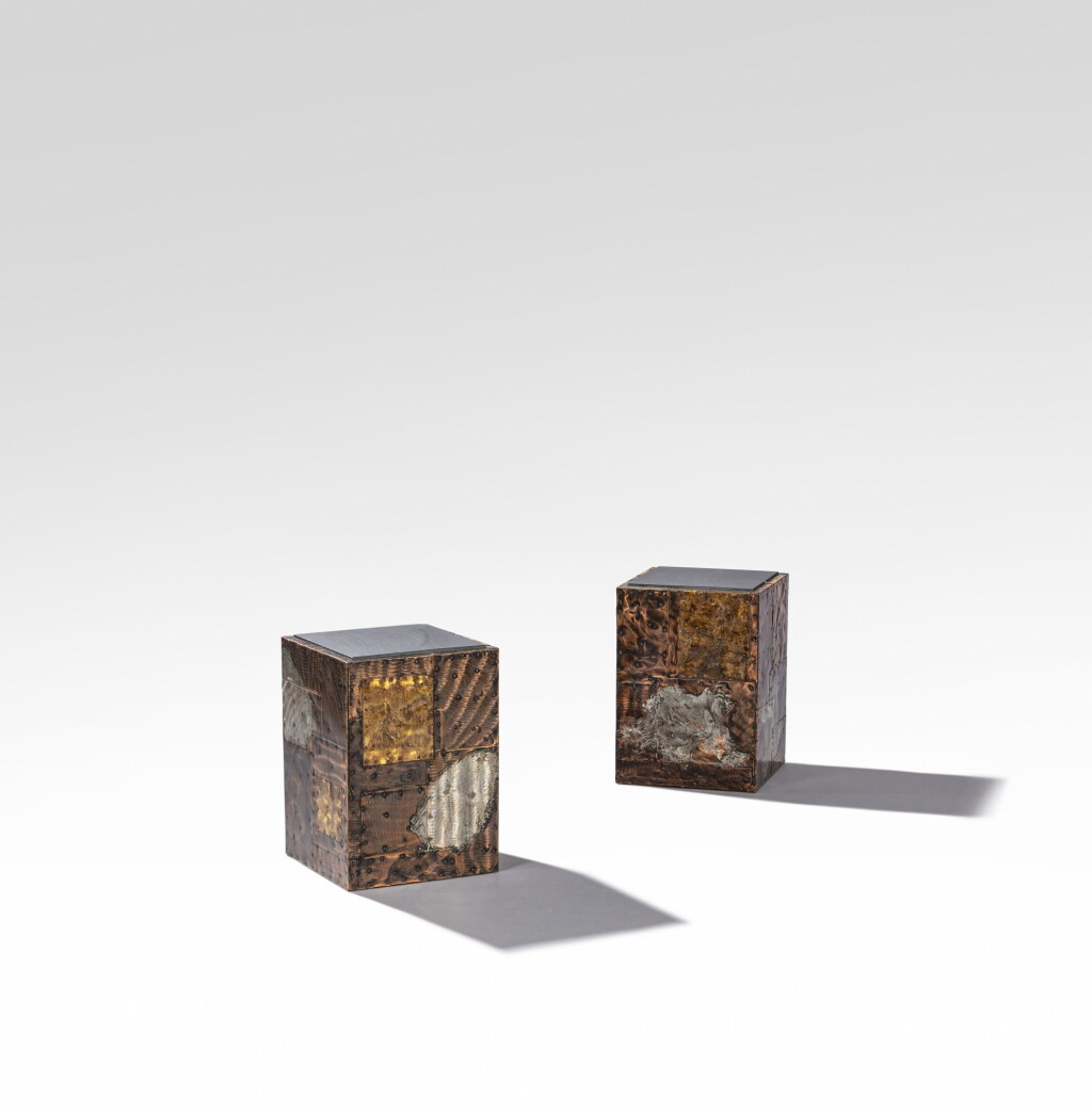 View full screen - View 1 of Lot 161. Pair of side tables, from the Patchwork series.