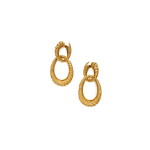 Pair of Gold Pendant-Earclips, France