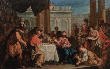 View full screen - View 1 of Lot 513. Feast in the House of Simon the Pharisee.