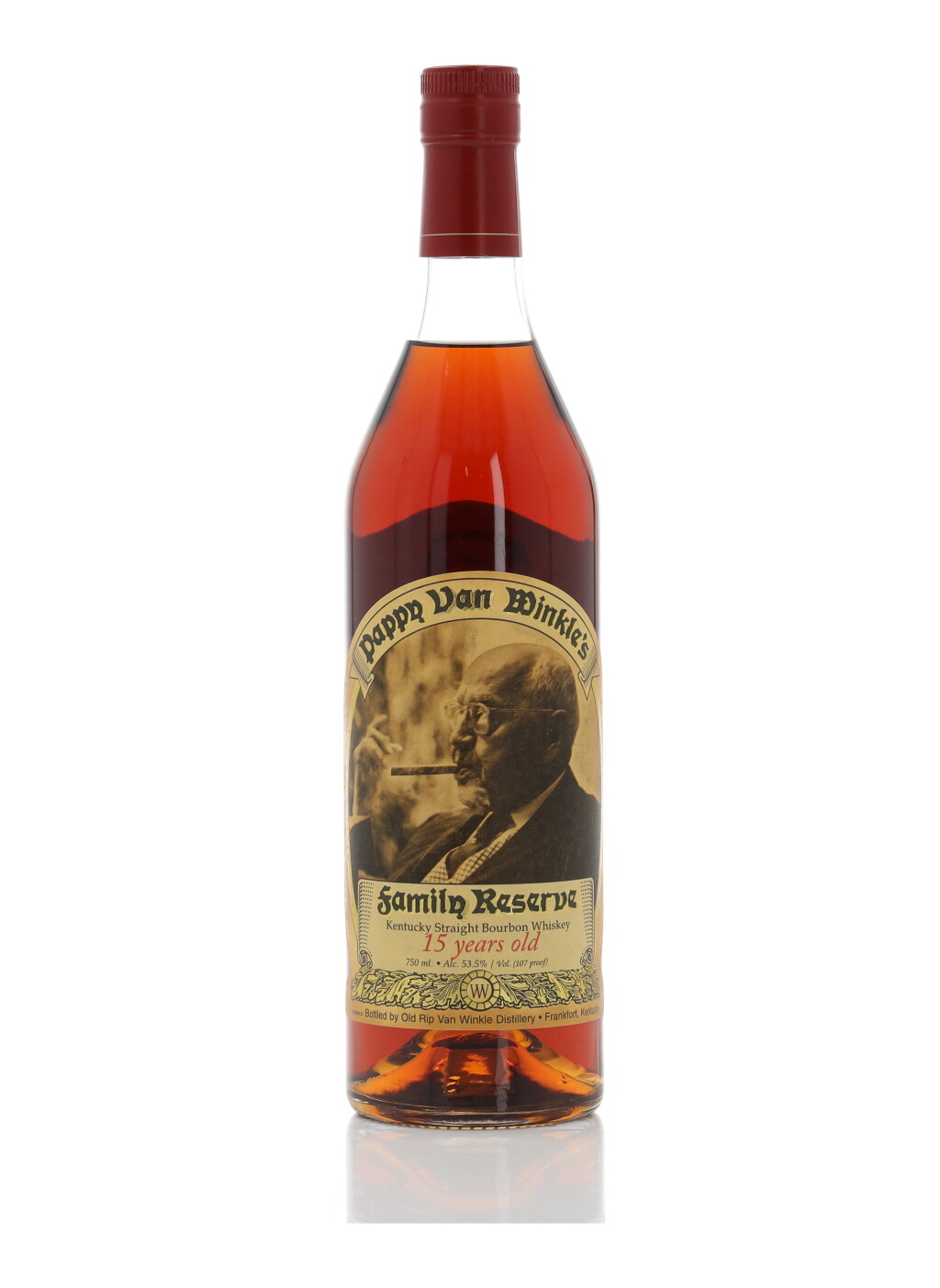 View full screen - View 1 of Lot 95. Pappy Van Winkle's 15 Year Old Family Reserve 107 Proof NV (1 BT 75cl).