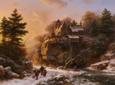 View full screen - View 1 of Lot 854. A Winter Village.