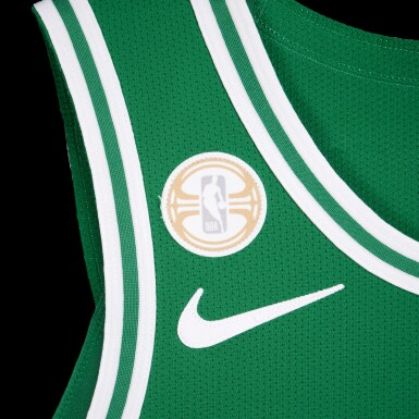 View full screen - View 1 of Lot 12. Jayson Tatum Boston Celtics 2025-2026 NBA Tip-Off Game Issued Icon Edition Jersey | Special Edition 'All-NBA First Team' Trophy Patch.