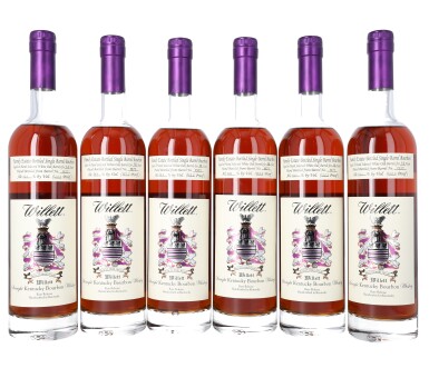 View full screen - View 1 of Lot 85. Willett Family Estate Single Barrel Bourbon 14 Year Old 122.2 proof NV (6 BT75).
