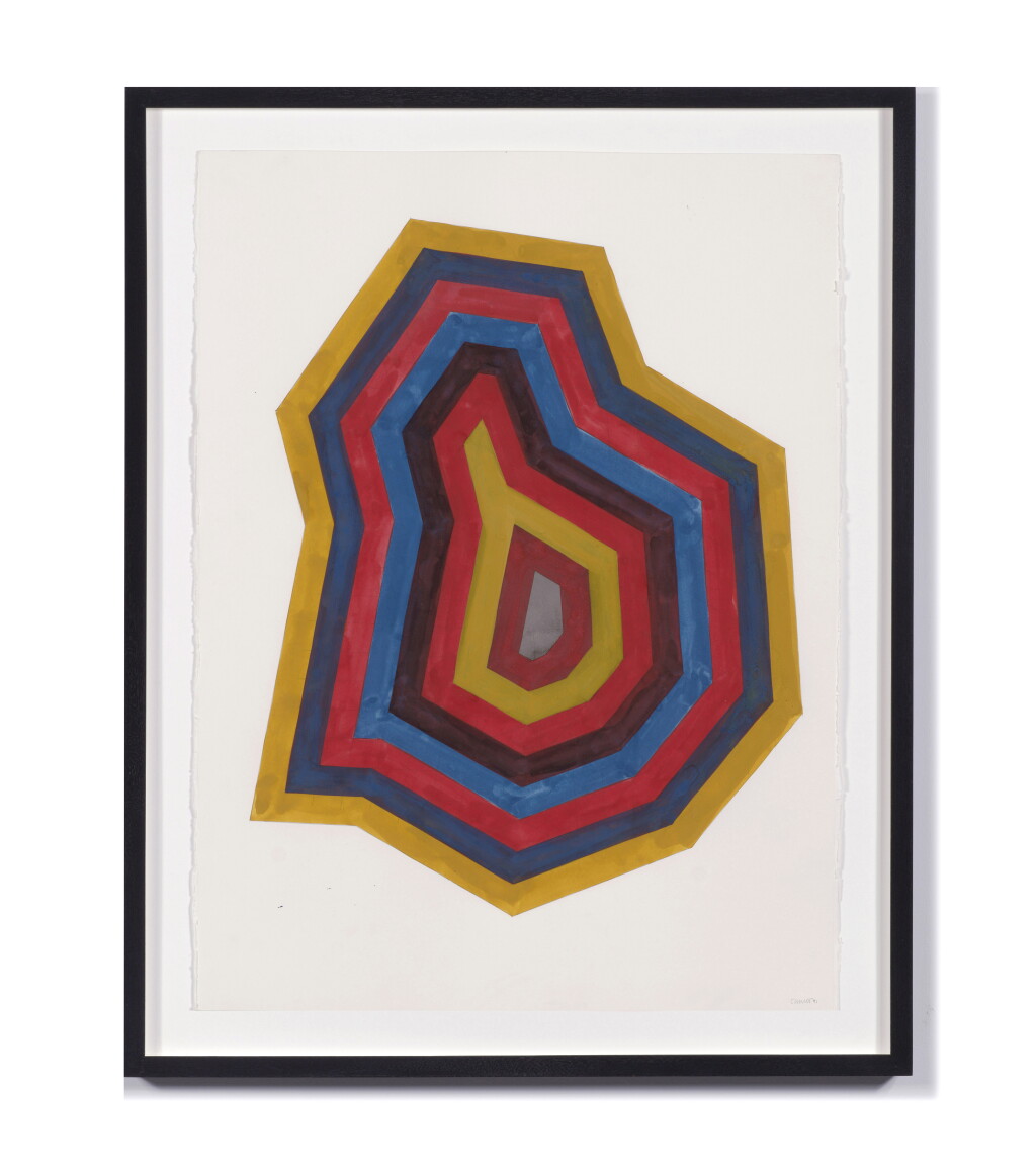View full screen - View 1 of Lot 7. Irregular Form With Color Bands.