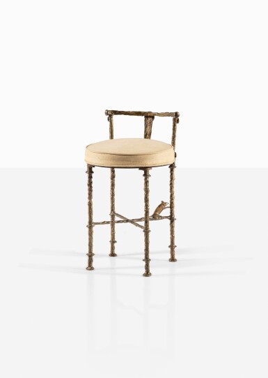 View full screen - View 1 of Lot 76. Tabouret de coiffeuse à la souris.