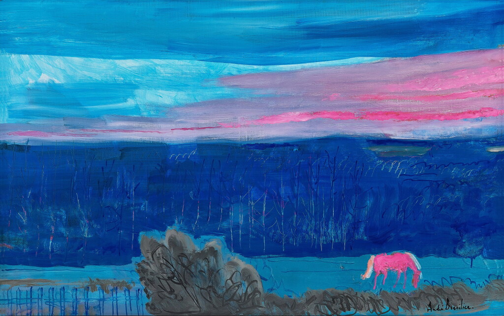 View full screen - View 1 of Lot 714. André Brasilier 安德烈・布拉吉利 | Harmonie du soir en Tardenois 塔德努瓦寧靜之夜.