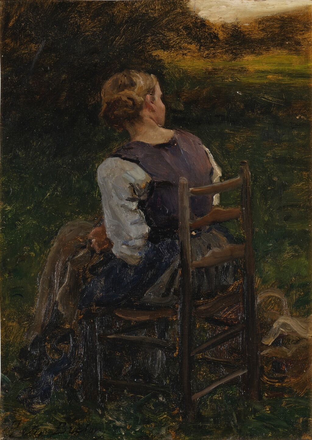 View full screen - View 1 of Lot 184. Study for The Last Ray (Étude pour le Dernier Rayon).