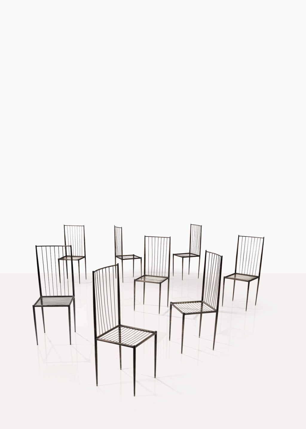 View full screen - View 1 of Lot 172. Huit chaises.