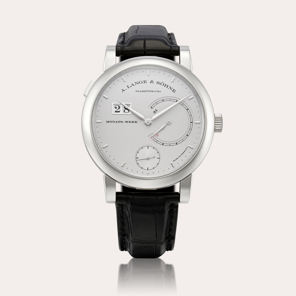 全萤幕检视 - 查看2247Lange 31, Reference 130.025 A platinum wristwatch with date and power reserve indication, Circa 2007 | 朗格 | LANGE 31 型號130.025 | 鉑金腕錶,備日期及動力儲備顯示,約2007年製的1