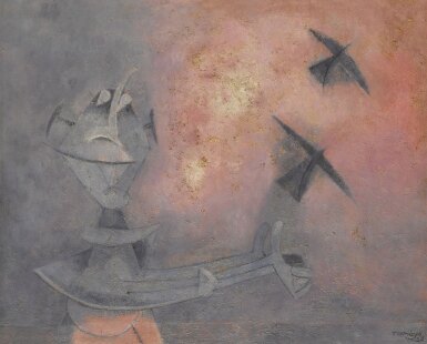 View full screen - View 1 of Lot 176. Pájaros liberados.