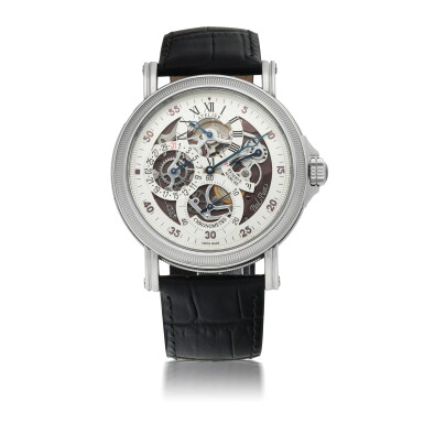View full screen - View 1 of Lot 915. PAUL PICOT | REF 3090 SG STAINLESS STEEL WRISTWATCH WITH DATE AND POWER RESERVE CIRCA 2004.