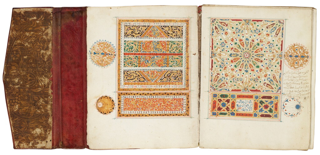View full screen - View 1 of Lot 1. An illuminated Qur'an, North Africa, Algeria, dated Rabi' al-Awwal 1188 AH/May-June 1774 AD.