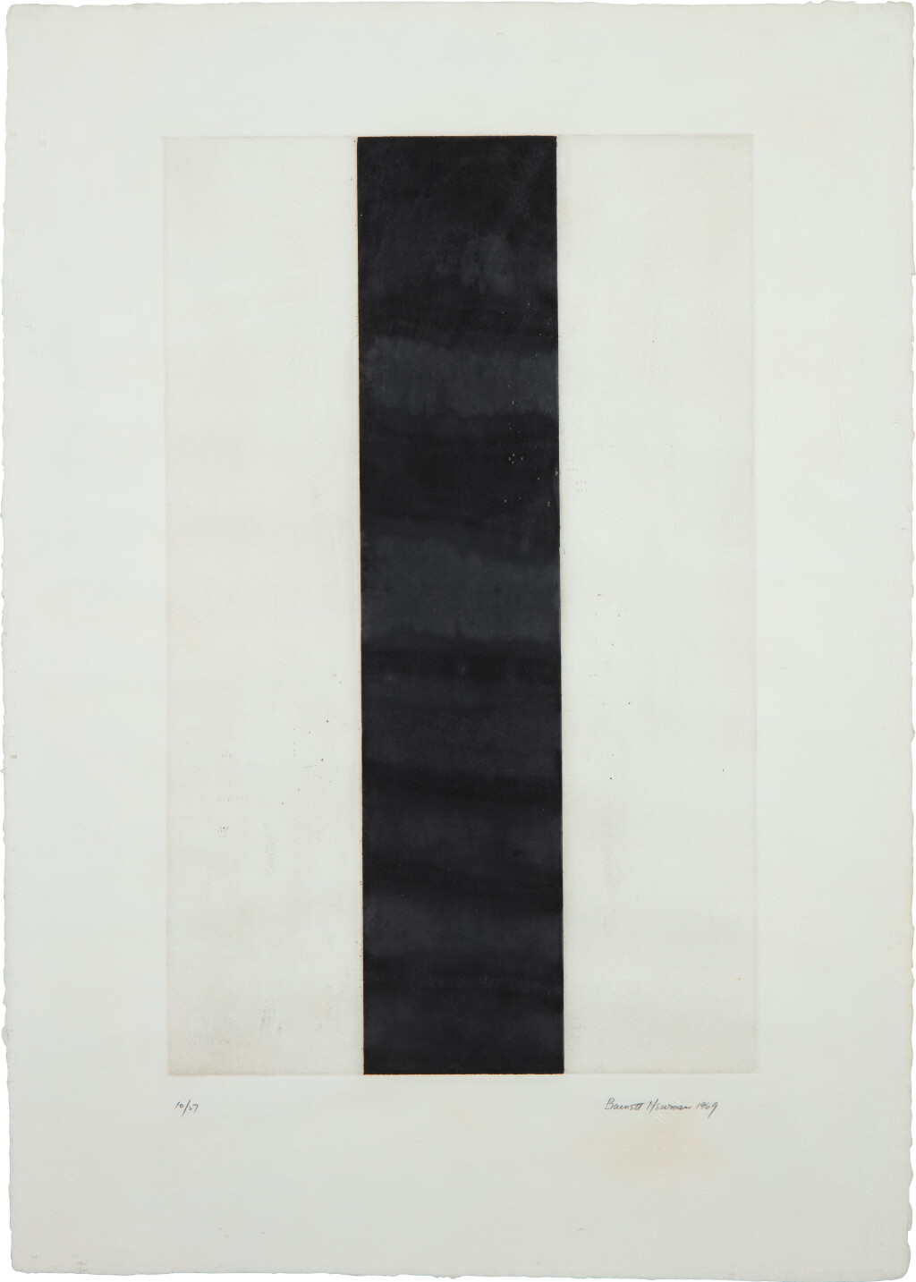 View full screen - View 1 of Lot 39. Untitled Etching 2 (Barnett Newman Foundation 250).