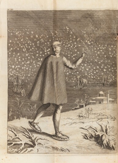 View full screen - View 1 of Lot 69. Voyages en Perse... Amsterdam, 1711. 10 vol.in-12. Maroquin aux armes de la comtesse de Provence.