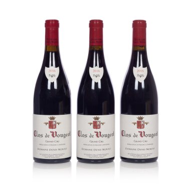 View full screen - View 1 of Lot 21. Clos de Vougeot 2016 Denis Mortet (3 BT).