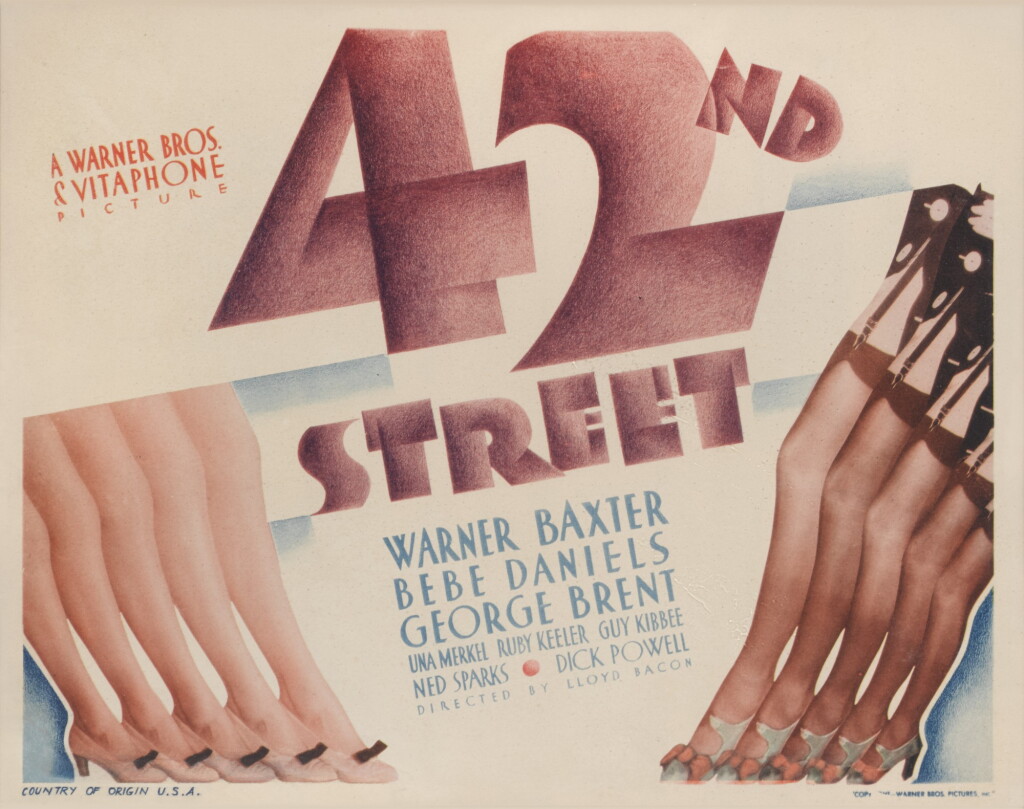 View full screen - View 1 of Lot 135. 42nd Street (1933), title card, US.