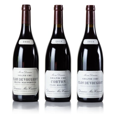 View full screen - View 1 of Lot 358. Méo-Camuzet Grand Cru Assortment 2009/2010 (3 BT).