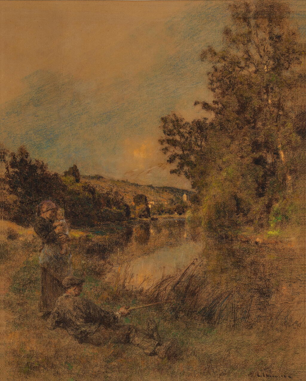 View full screen - View 1 of Lot 66. Fishermen of the Marne (Pêcheurs de la Marne).