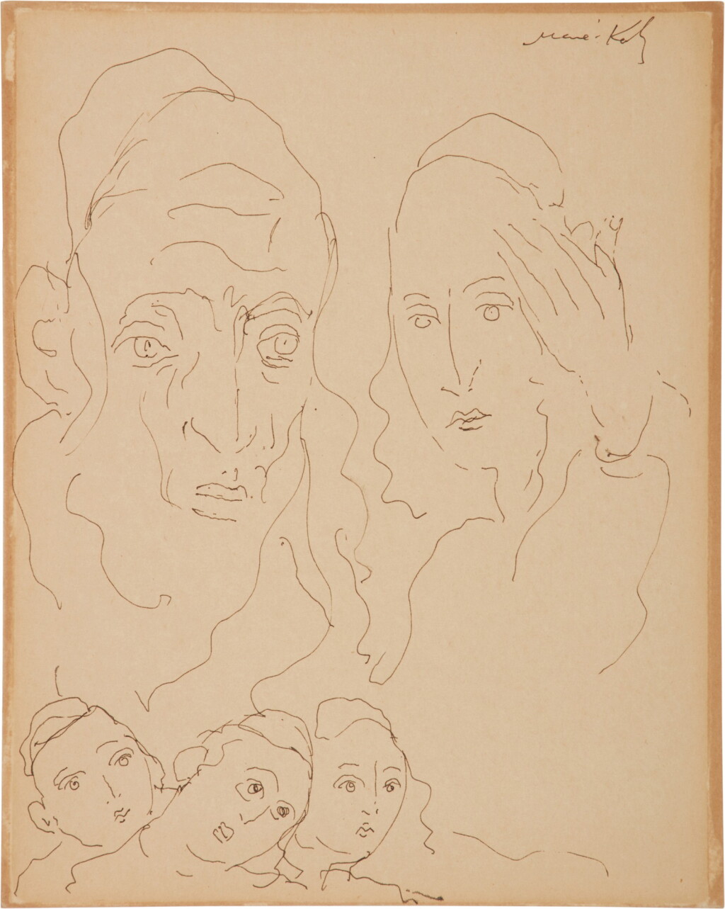 View full screen - View 1 of Lot 453. Family & Portrait (A Double-Sided Work).