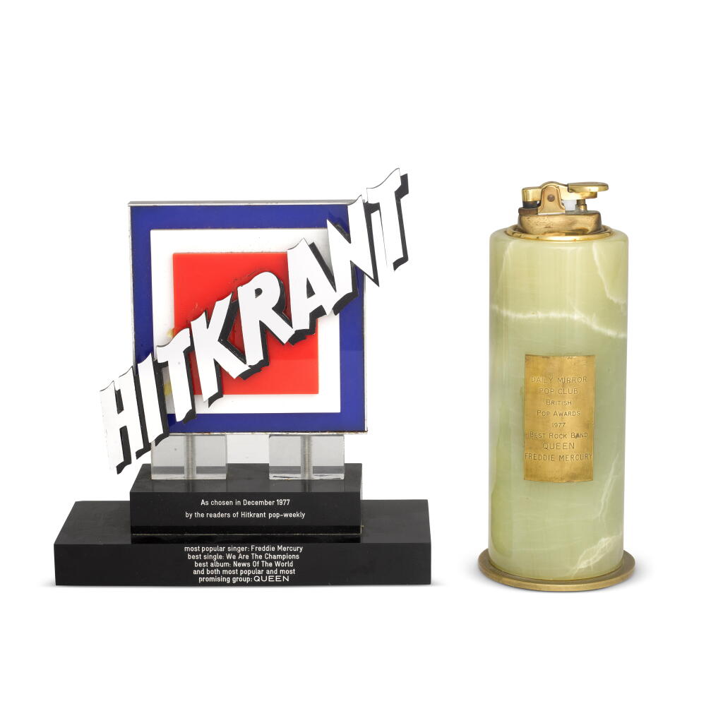 View full screen - View 1 of Lot 2080. Freddie Mercury – various awards.