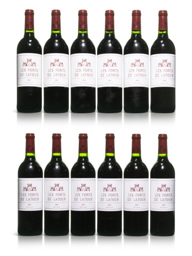 View full screen - View 1 of Lot 170. Les Forts de Latour 2003 (12 BT).