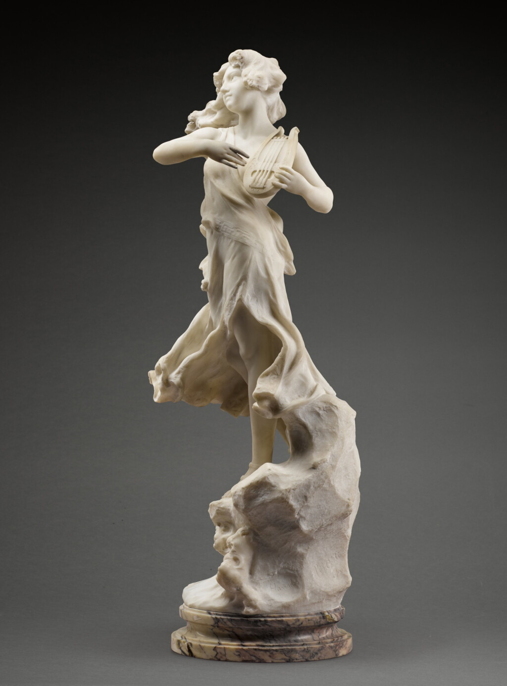 View full screen - View 1 of Lot 545. Woman with a Lyre.