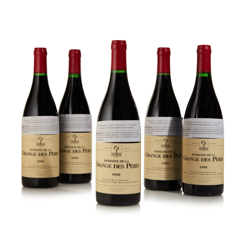 View full screen - View 1 of Lot 411. Domaine de la Grange des Pères 1998 (12 BT).