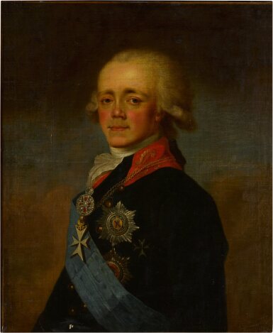 View full screen - View 1 of Lot 45. Portrait of Paul I (1754 - 1801), Tsar of Russia.