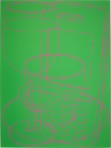 View full screen - View 1 of Lot 869. MICHAEL CRAIG-MARTIN | PORTRAIT (GREEN).