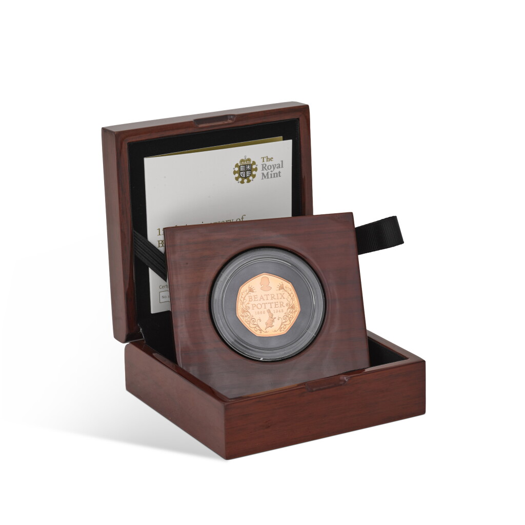 View full screen - View 1 of Lot 16. Beatrix Potter—The Royal Mint | A collection of 150th Anniversary 2016 UK 50p proof coins.