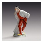 A MEISSEN COMMEDIA DELL'ARTE FIGURE OF PANTALONE CIRCA 1745