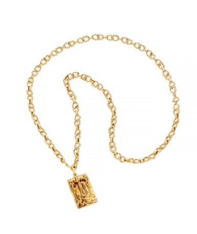 View full screen - View 1 of Lot 66. PENDANT-NECKLACE (COLLANA CON PENDENTE) | GERMANO ALFONSI.