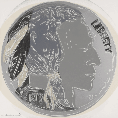 View full screen - View 1 of Lot 497. Indian Head Nickel, from Cowboys and Indians .