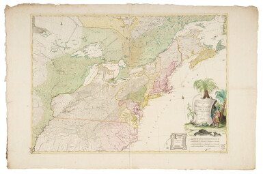 View full screen - View 1 of Lot 1024. Rhode, Johann Christoph | "Theatrum Belli in America Septentrionali".