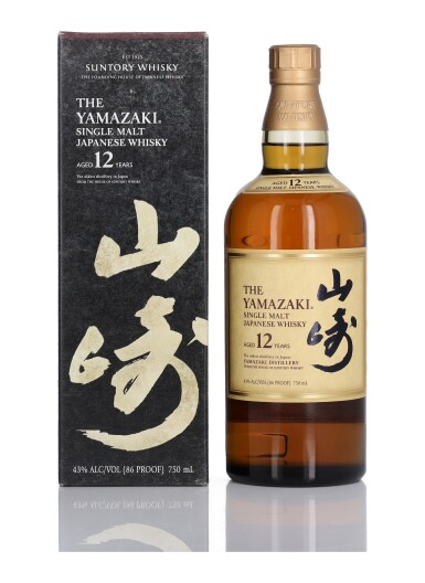 View full screen - View 1 of Lot 106. The Yamazaki 12 Year Old 43.0 abv NV (1 BT 75cl).