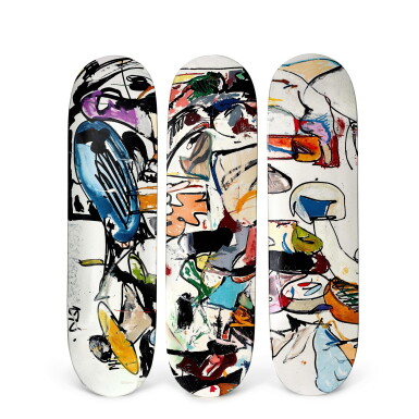 View full screen - View 1 of Lot 63. Set of Three Limited Edition Skateboards | 一套三件限量版滑板.