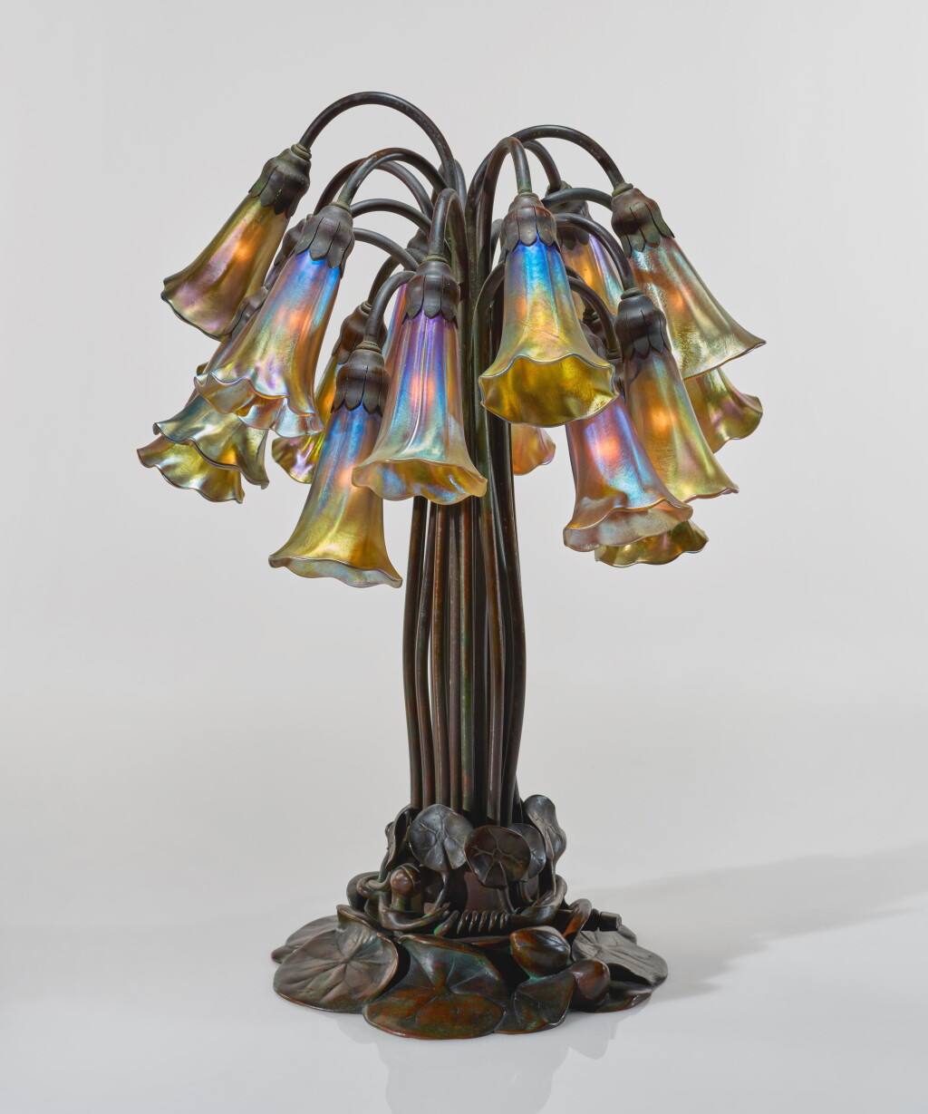 View full screen - View 1 of Lot 344. Eighteen-Light "Lily" Table Lamp.
