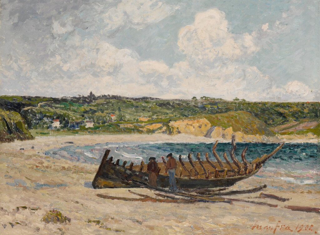 View full screen - View 1 of Lot 16. Le Vieux bateau, Morgat .