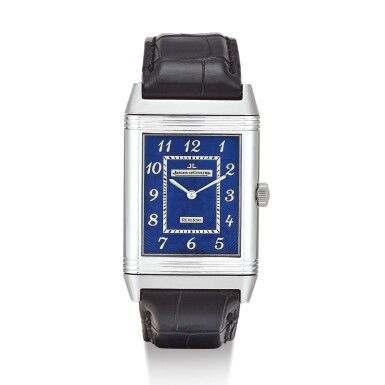 View full screen - View 1 of Lot 2251. JAEGER-LECOULTRE | REVERSO, REFERENCE 273.3.62 A LIMITED EDITION WHITE GOLD REVERSIBLE WRISTWATCH WITH ENAMEL DIAL, CIRCA 2013 " | 積家 | Reverso 型號273.3.62 限量版白金可翻轉腕錶,備琺瑯錶盤,錶殼編號2805971及38/50,約2013年製".