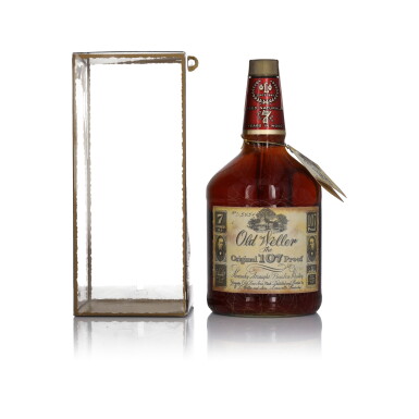 View full screen - View 1 of Lot 655. Old Weller 7 Year Old 107 Proof NV (1 BT 1.75L).