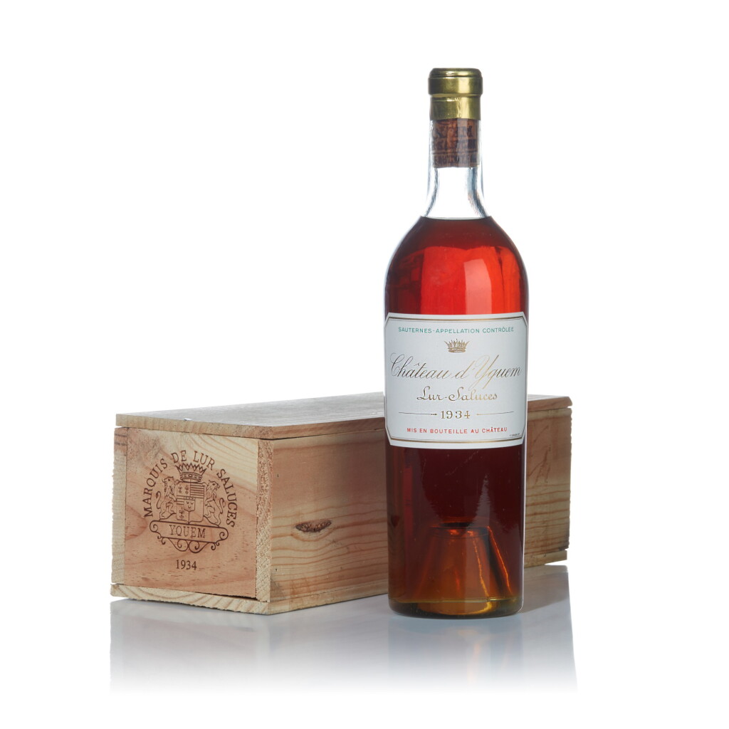 View full screen - View 1 of Lot 202. Château d'Yquem 1934 (1 BT).