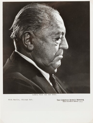 View full screen - View 1 of Lot 44. Mies van der Rohe, 1962 .