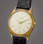 Reference 2526 | A well preserved yellow gold wristwatch with enamel dial, Made in 1958 | 百達翡麗 | 型號2526 | 黃金腕錶,備琺瑯錶盤,品相優良,1958年製