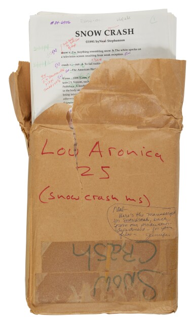 View full screen - View 1 of Lot 4. Neal Stephenson.